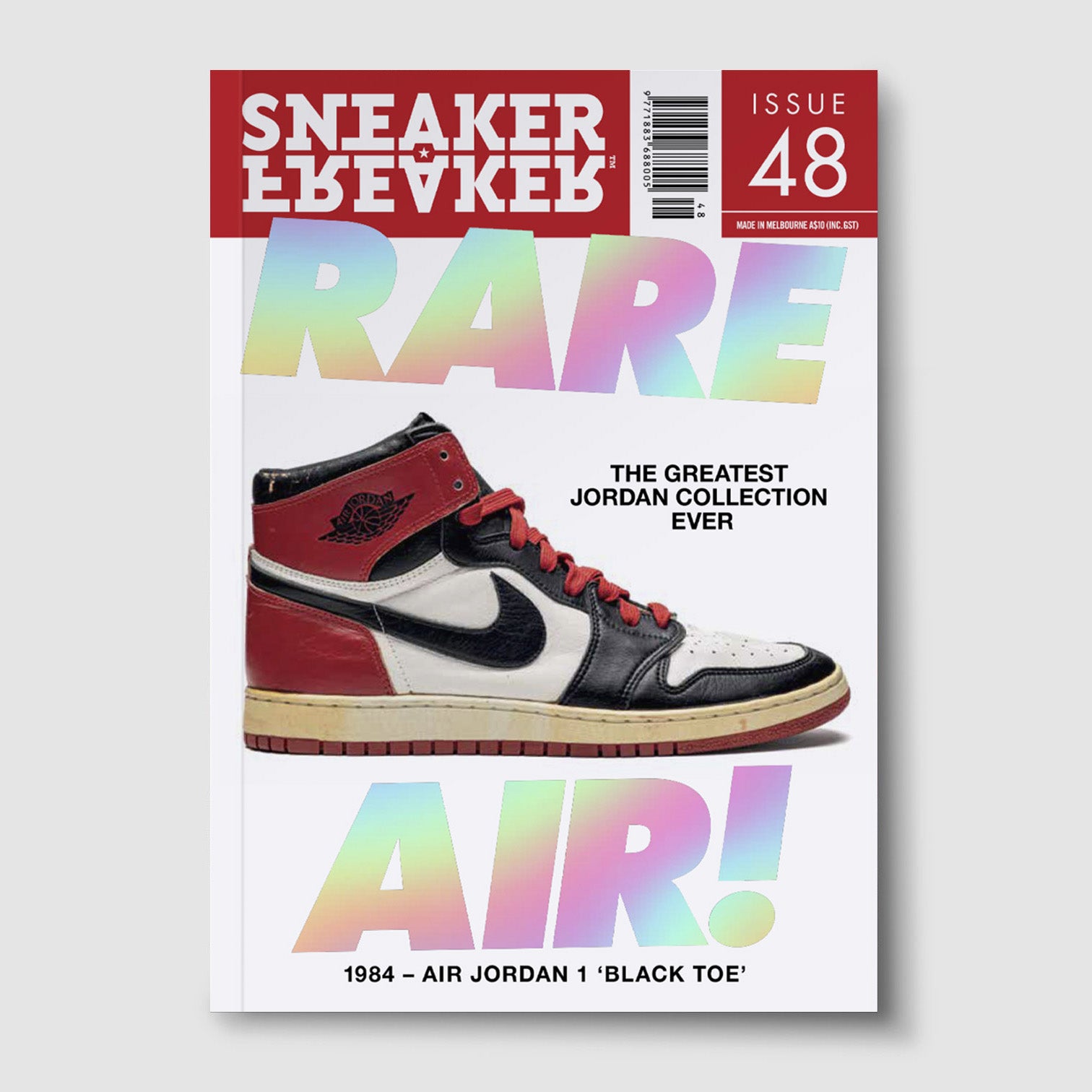 Issue #48 ( AJ1 'Black Toe' Cover)