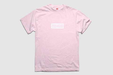 Box Logo: White on Pink