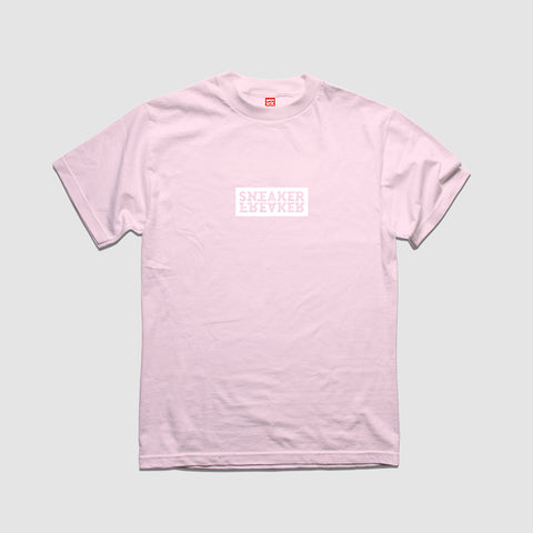 Box Logo: White on Pink